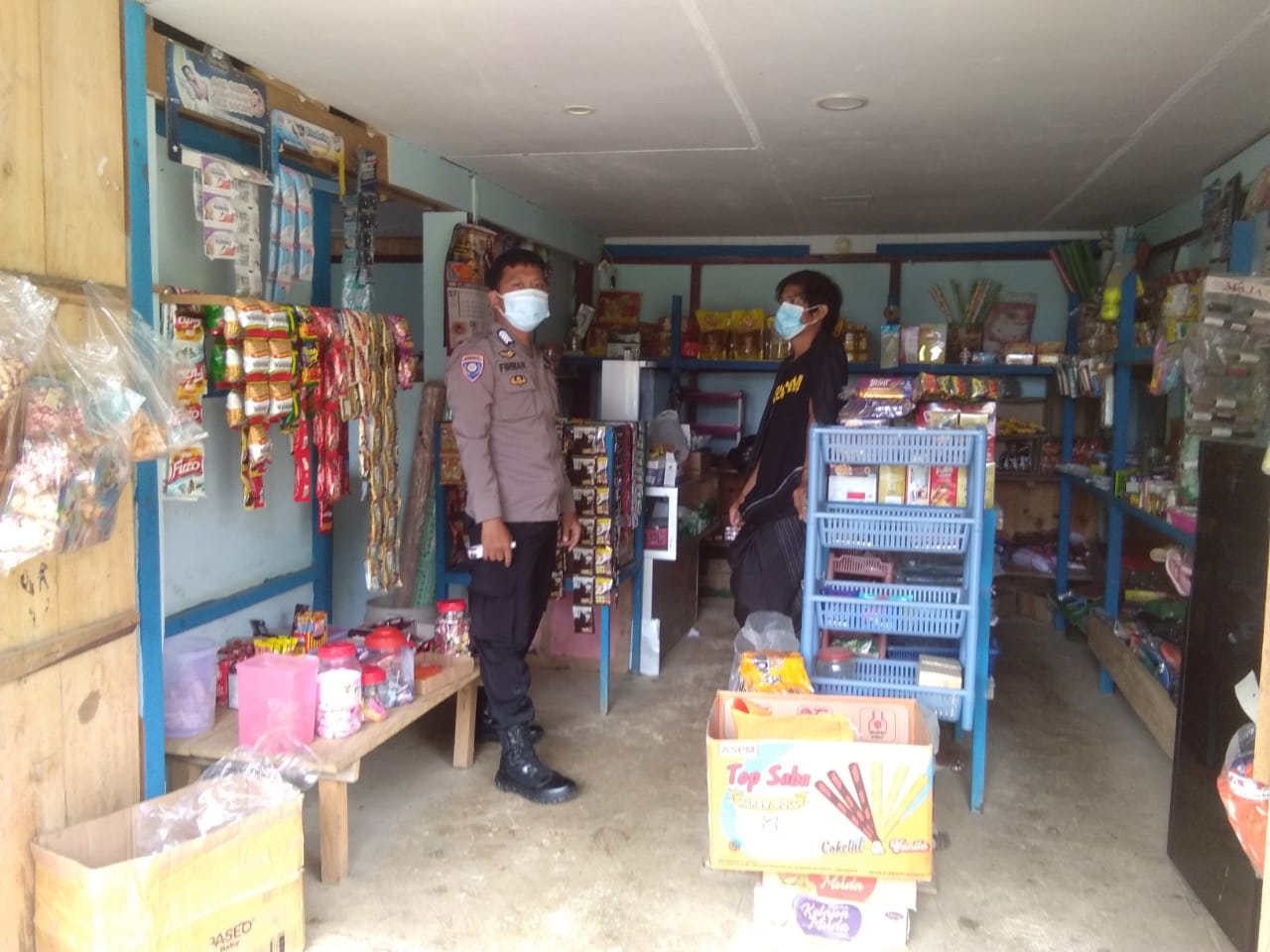 Bhabinkamtibmas Bripka Ahmad Firmansyah DDS di kelurahan Lemo