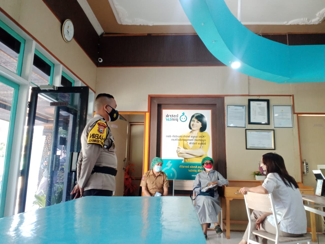 Bhabinkamtibmas Bripka Ahmad Firmansyah DDS di kelurahan Lemo
