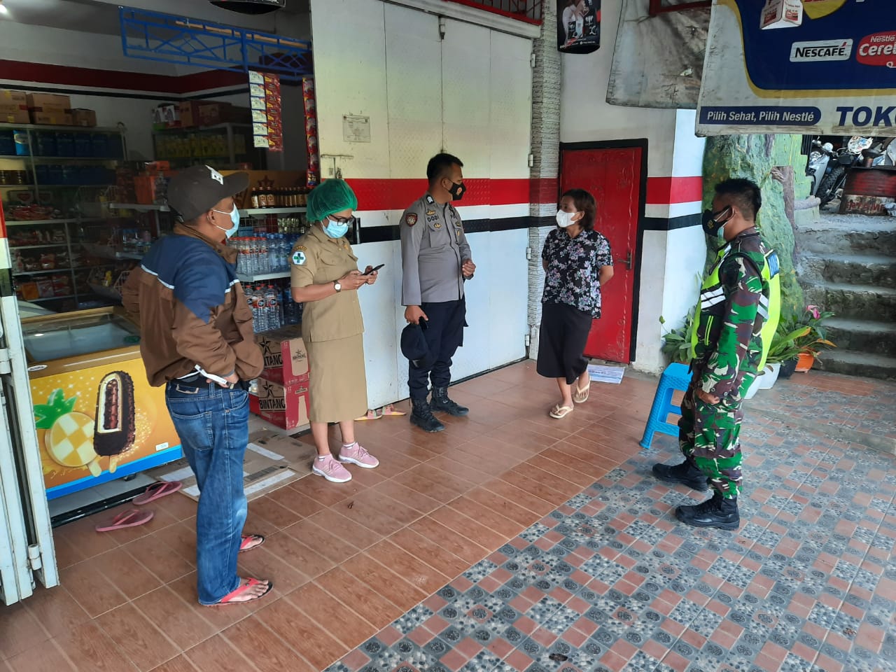 Bhabinkamtibmas Bripka Ahmad Firmansyah DDS di kelurahan Lemo