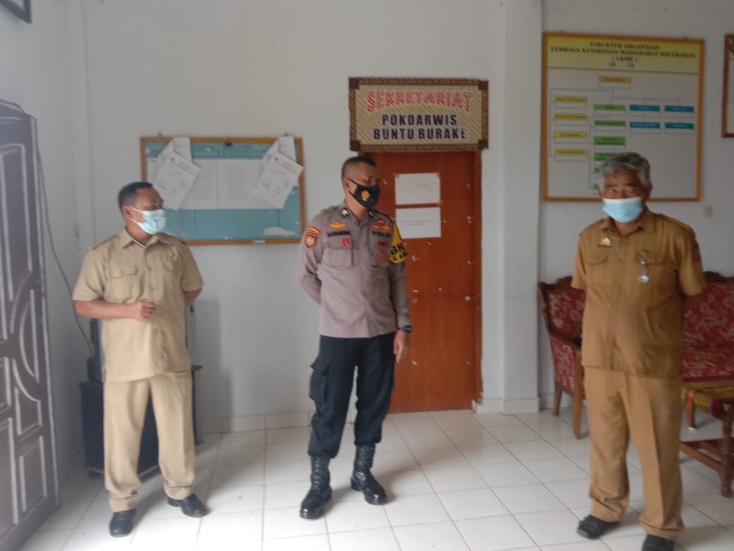 Bhabikamtibmas Polsek Sangalla Sambangi gereja wilaya sangalla
