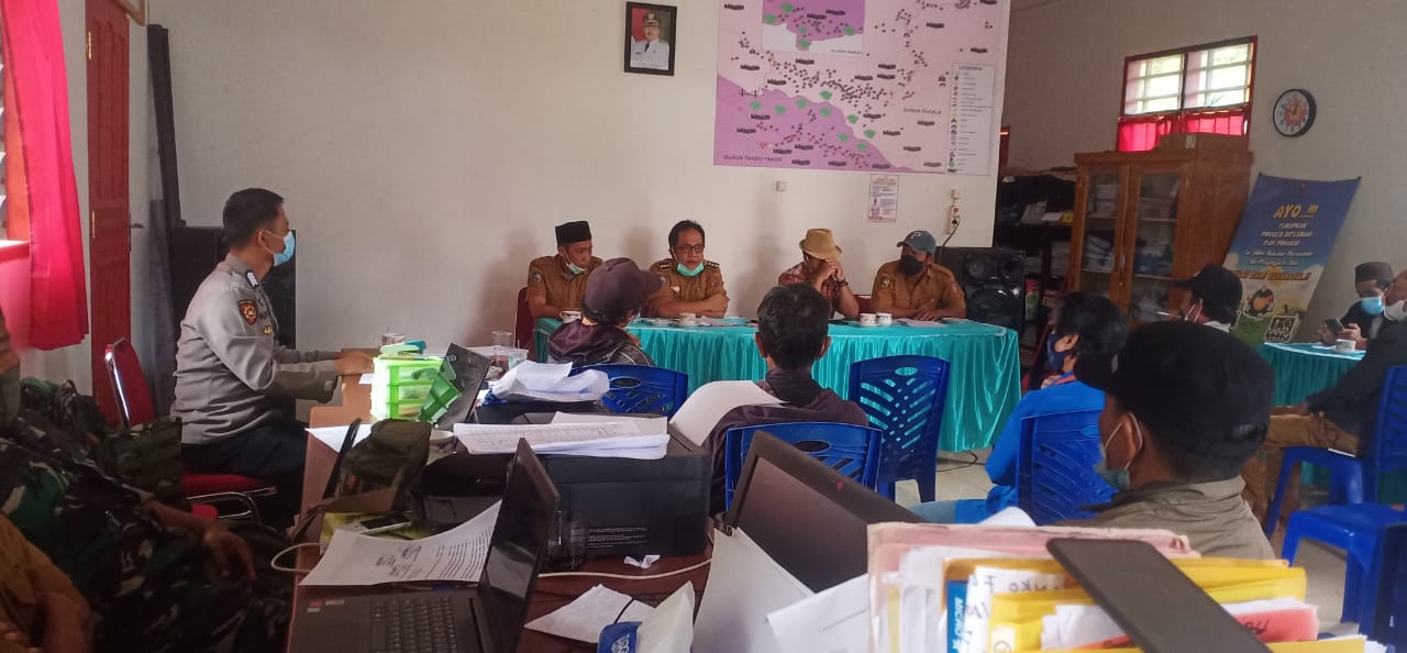 Bhabikamtibmas Polsek Sangalla Sambangi gereja wilaya sangalla