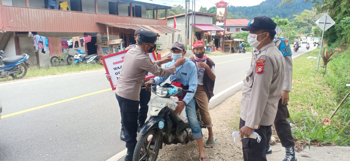 Operasi Yustisi di wilayah hukum Polsek Mengkendek