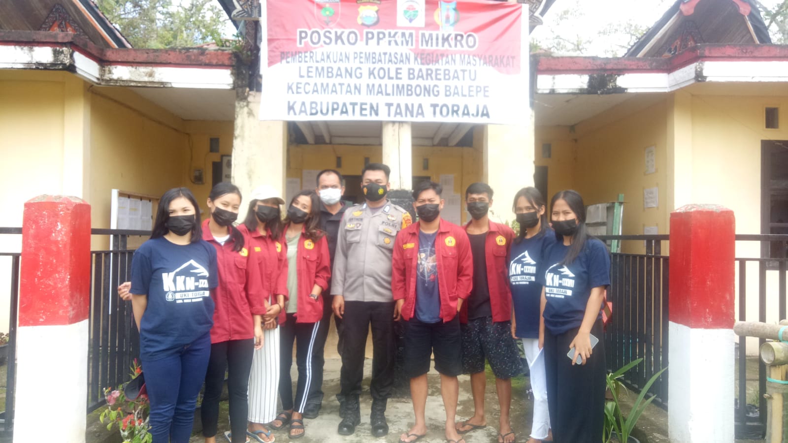 Bhabinkamtibmas Polsek Makale melakukan DDS di kantor Lurah Pantan