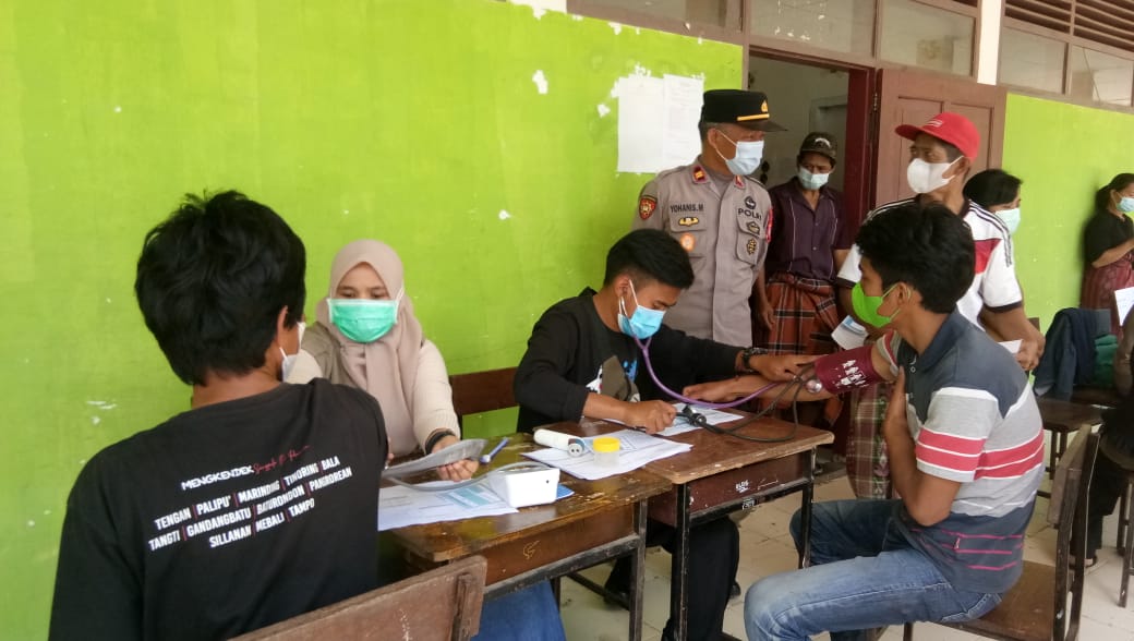 Bhabinkamtibmas Polsek Sangalla Intensifkan sambang di Lembang Turunan