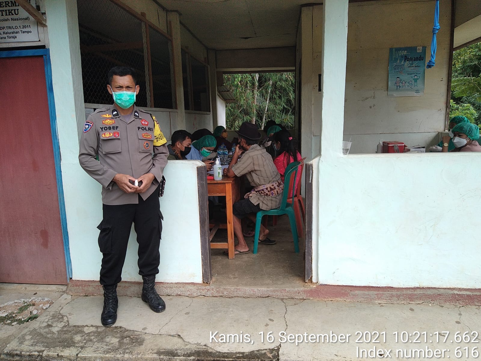 Bhabinkamtibmas bersama Tim Tracer 3T PKM Batusura’ Melakukan Tracing
