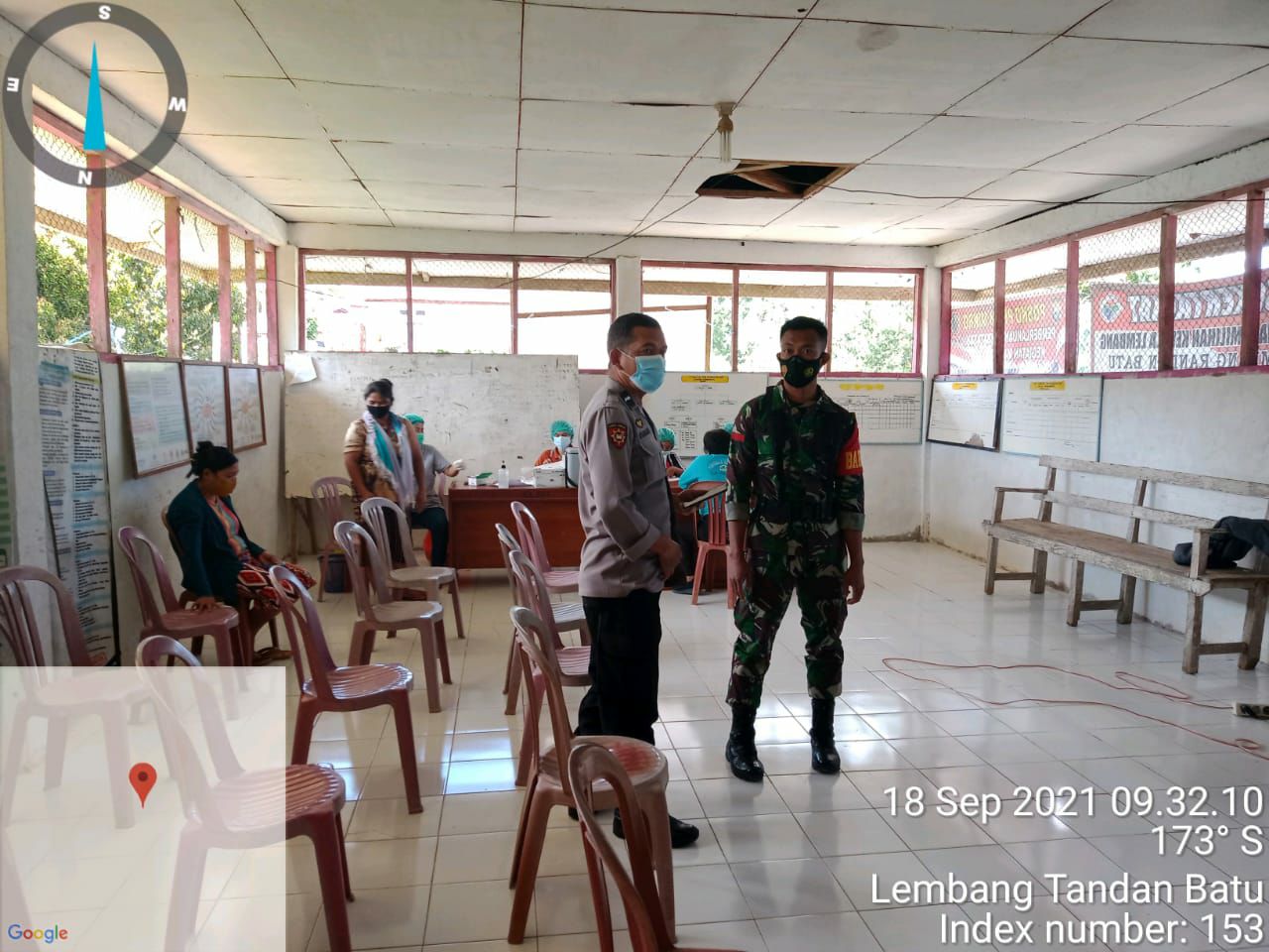 Sinergitas Bhabinkamtibmas dan Bhabinsa Pengawasan Vaksinasi di Lembang Randan Batu