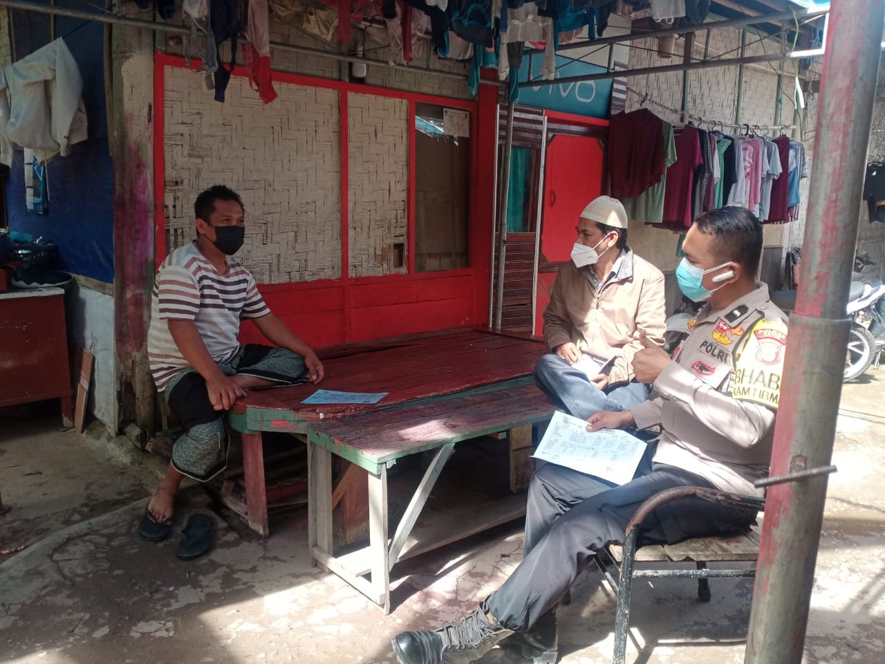Door to door, Bhabinkamtibmas Sambang Ke Kantor Lembang