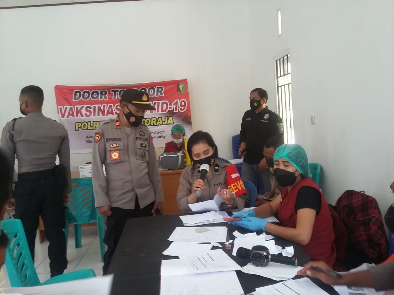 Operasi Yustisi di wilayah hukum Polsek Mengkendek Penerapan Prokes