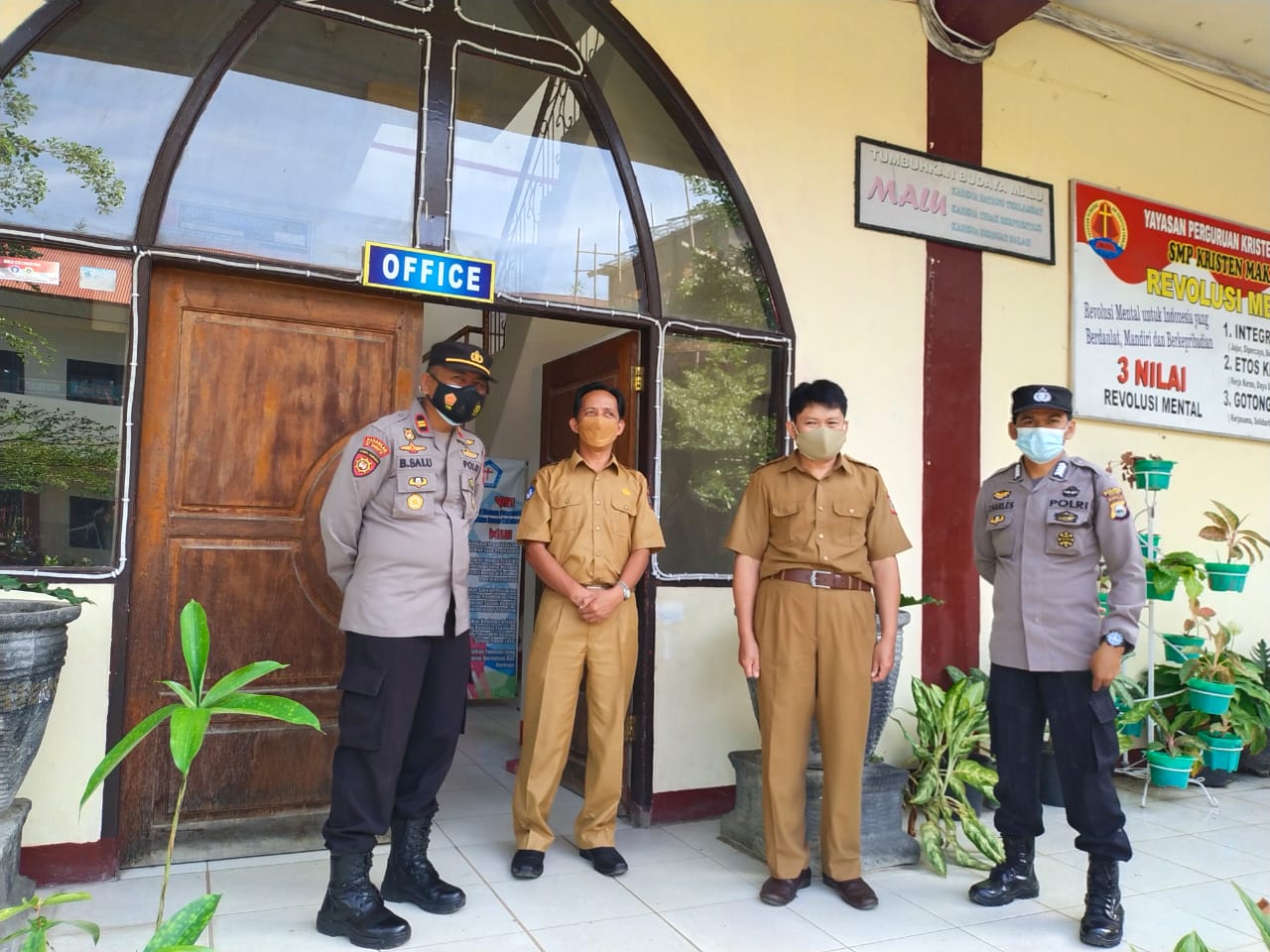 Operasi Yustisi di wilayah hukum Polsek Mengkendek Penerapan Prokes