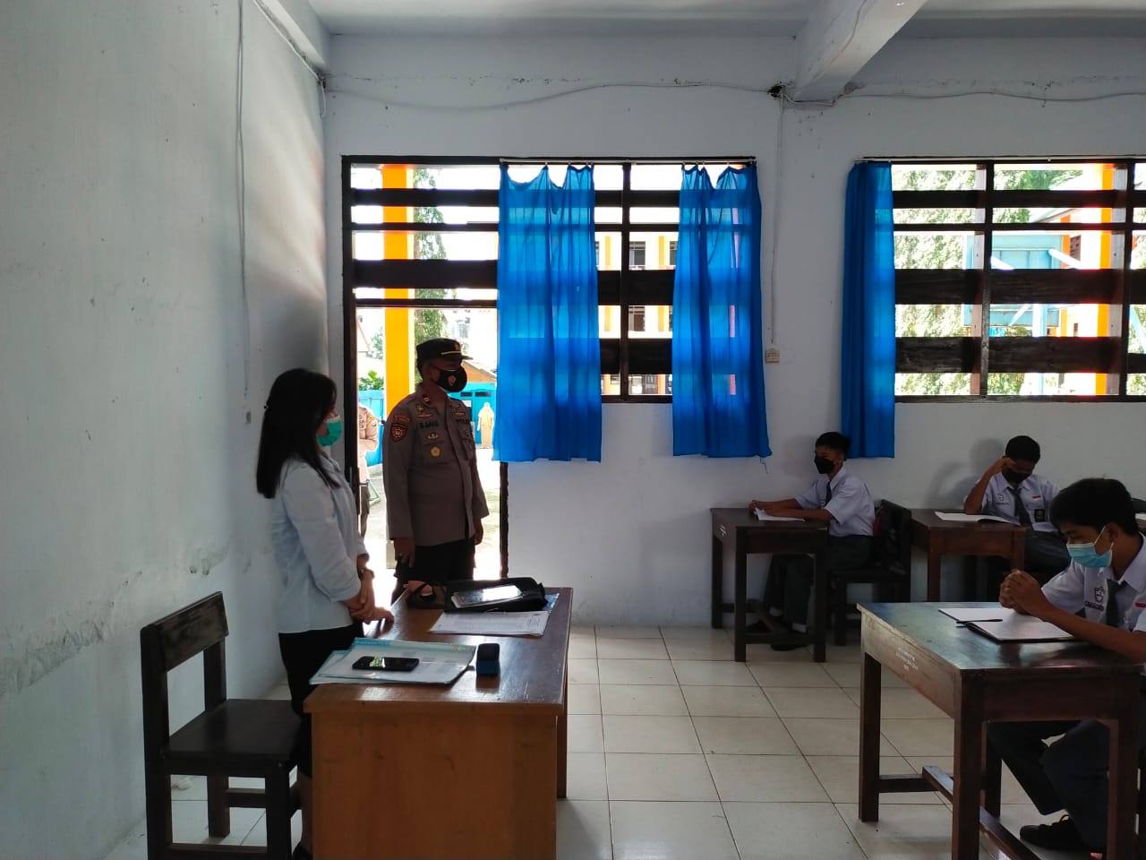 Operasi Yustisi di wilayah hukum Polsek Mengkendek Penerapan Prokes