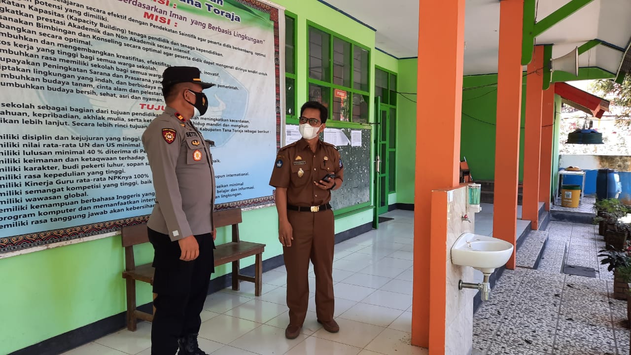 Operasi Yustisi di wilayah hukum Polsek Mengkendek Penerapan Prokes