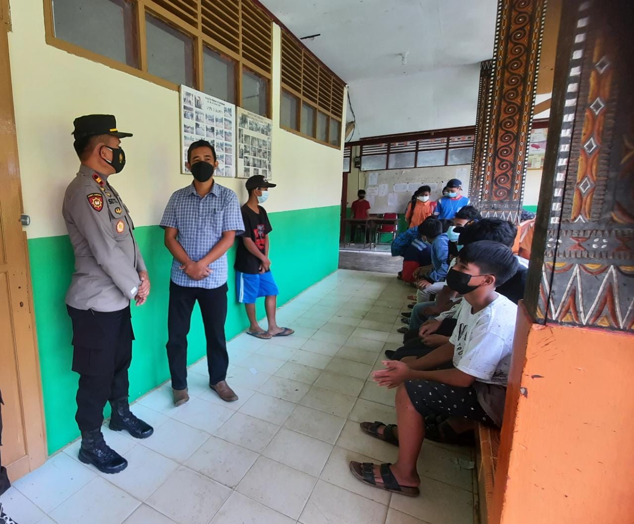 Operasi Yustisi di wilayah hukum Polsek Mengkendek Penerapan Prokes