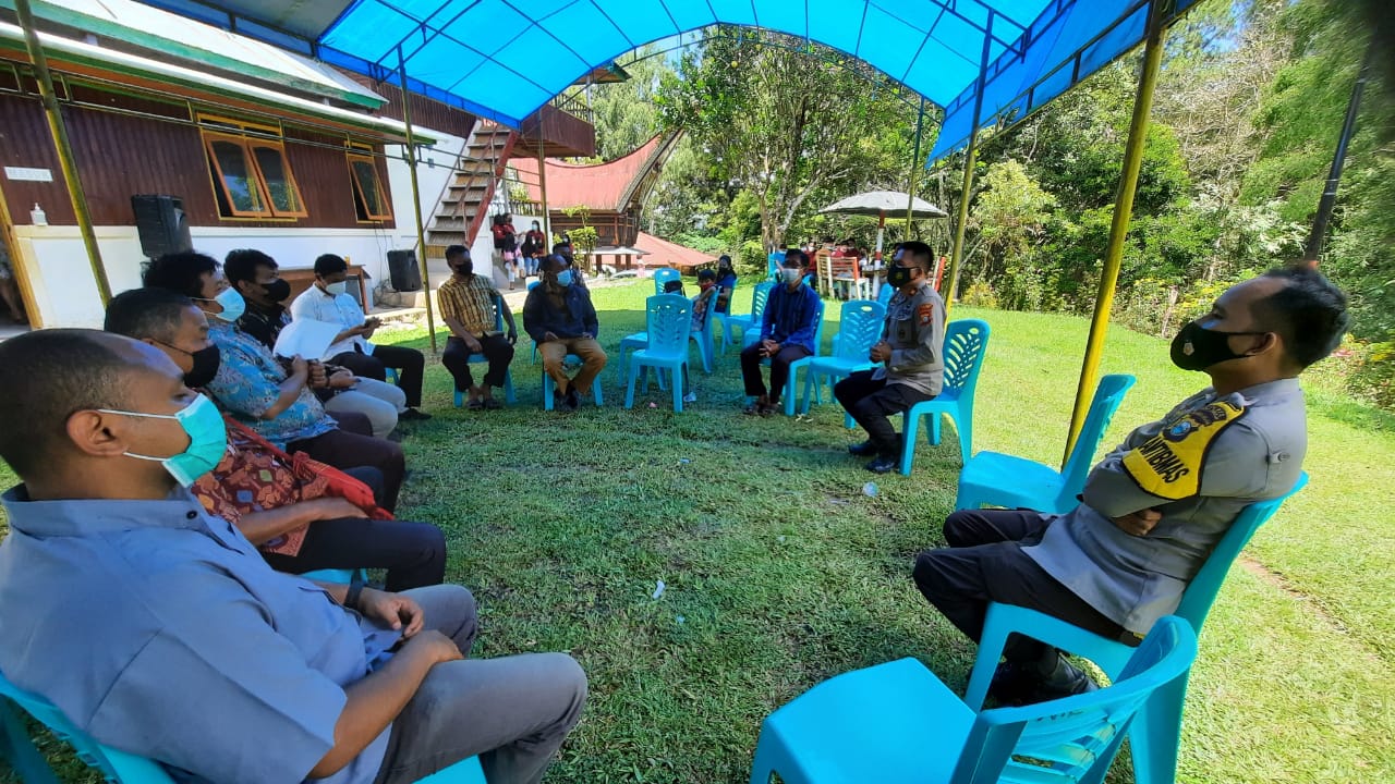 Operasi Yustisi di wilayah hukum Polsek Mengkendek Penerapan Prokes