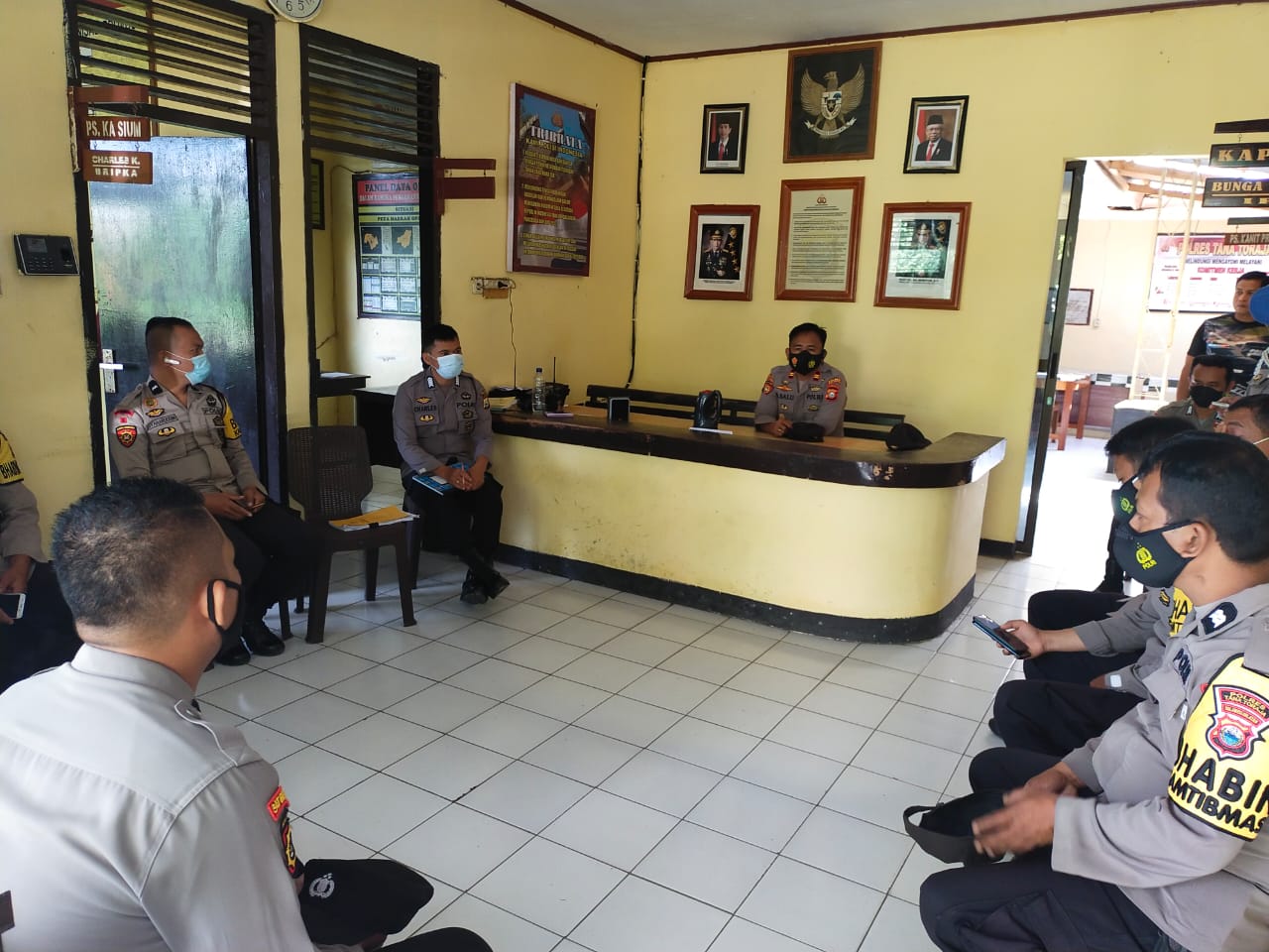 Cofee Morning Personil Polsek Makale