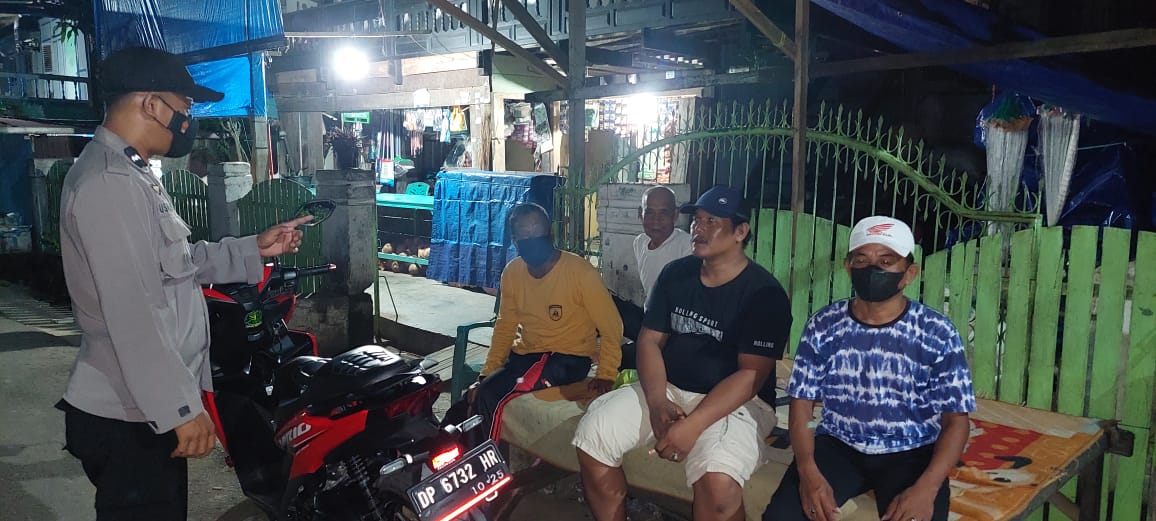Selama Pandemi Virus Corona Polsek Marang Tingkatkan Patroli Dialogis