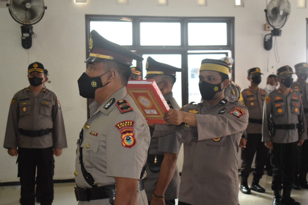 Sertijab Kapolsek Dua Pitue, AKBP Ponco Indriyo : Jabatan Merupakan Amanah