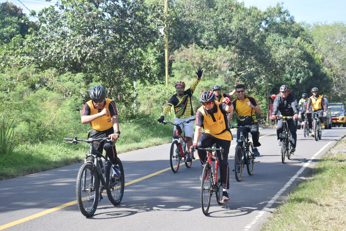 Budayakan Olahraga, Kapolres Sidrap