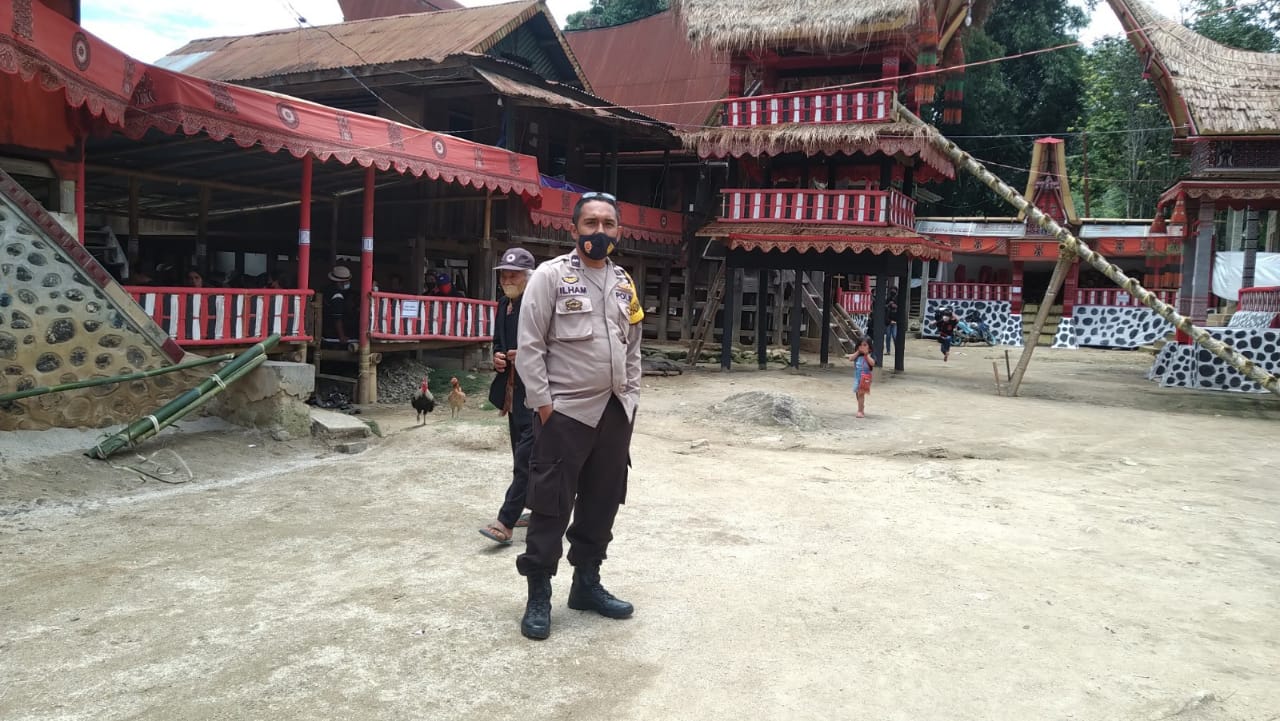 Himbau Penerapan Prokes,Bhabinkamtibmas Sambang Di Wilayah Binaan