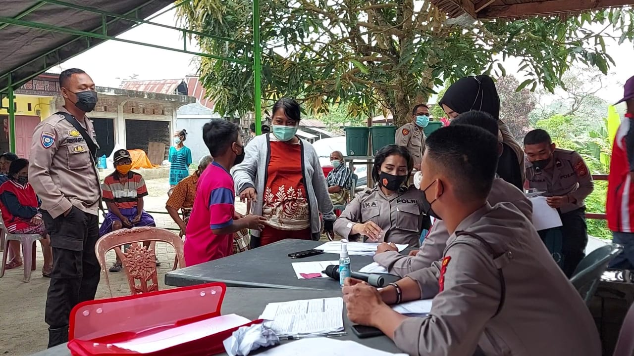 Door To Door Vaksinasi Polres Tana Toraja Berlanjut Dosis II