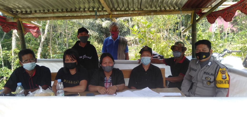 Personil Polsek Saluputti Edukasi Dan Pengawasan Kepatuhan Prokes
