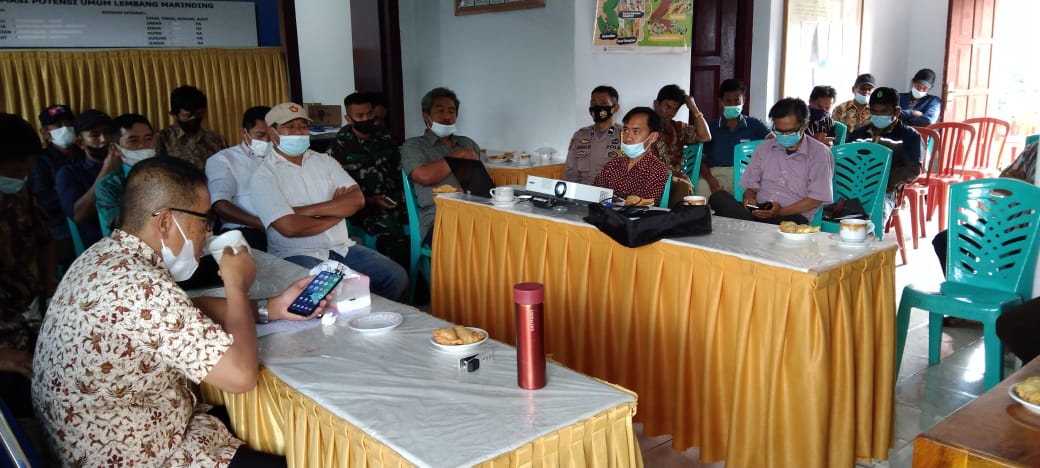 Kapolsek Makale pengawasan Protokol Kesehatan pada Rangkaian acara Rambu solo