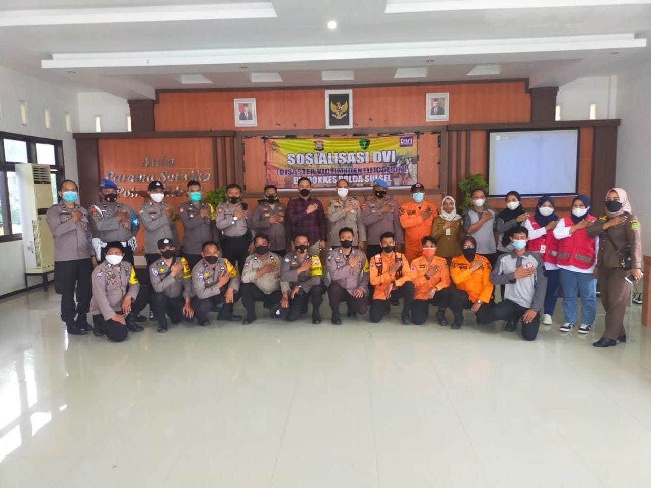 Biddokes Polda Sulsel Gelar Sosialisasi DVI di Polres Sidrap