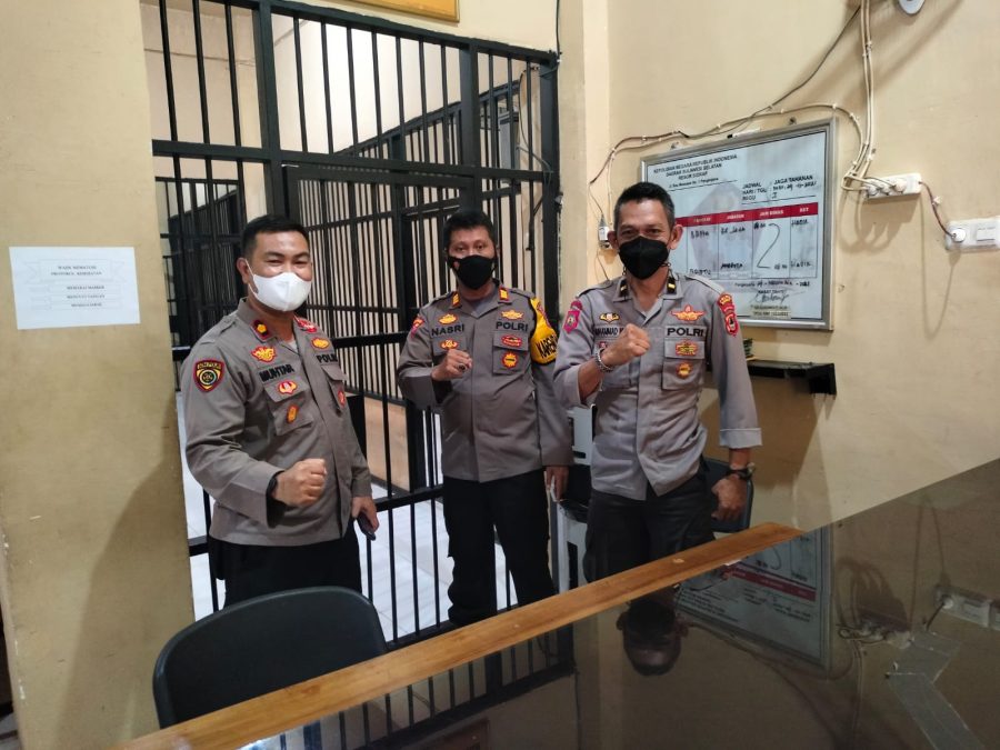 Pastikan Aman, Wakapolres Sidrap Cek Rutan Endra Dharma Laksana