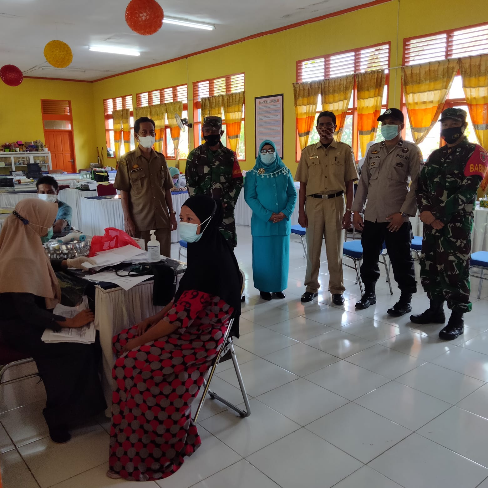 Demi Percepatan Vaksin, Polsek Ma’rang Bersama Koramil Laksanakan Pemantauan Dan Monitoring Giat Vaksinasi