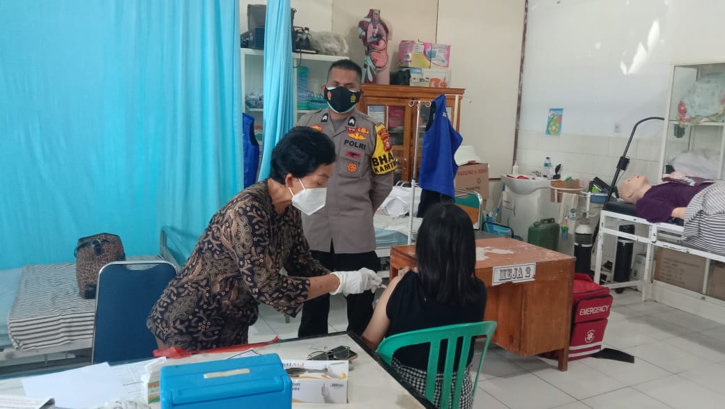 Kapolsek Makale Pimpin Anev Kegiatan Polsek Makale Minggu ini