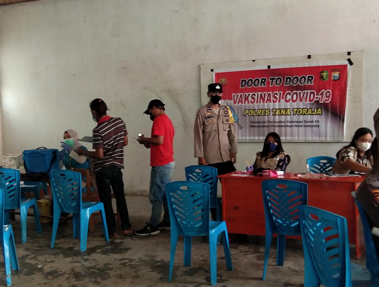 Bhabinkamtibmas Polsek Mengkendek Pengamanan jelajah Pesona Sulawesi 2021