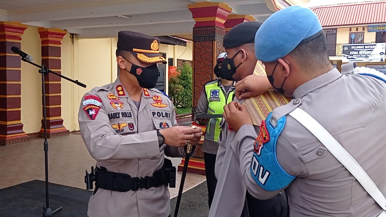 Apel Gelar Pasukan Operasi Zebra 2021, Kapolres Tana Toraja Minta Personil Jaga Amanah Operasi
