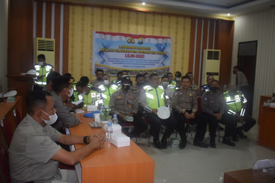 Hadapi Natal dan Tahun Baru 2022, Polres Sidrap Gelar “Lat Pra Ops