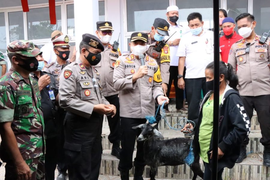Pacu Vaksinasi, Polres Sidrap Kolaborasi Pemerintah Kecamatan Watang Pulu Sediakan Doorprize