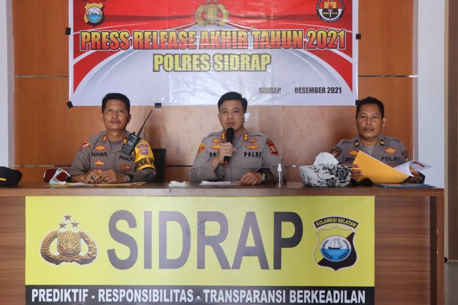 Kasus Curanmor Dominasi Kriminalitas di Wilkum Polres Sidrap