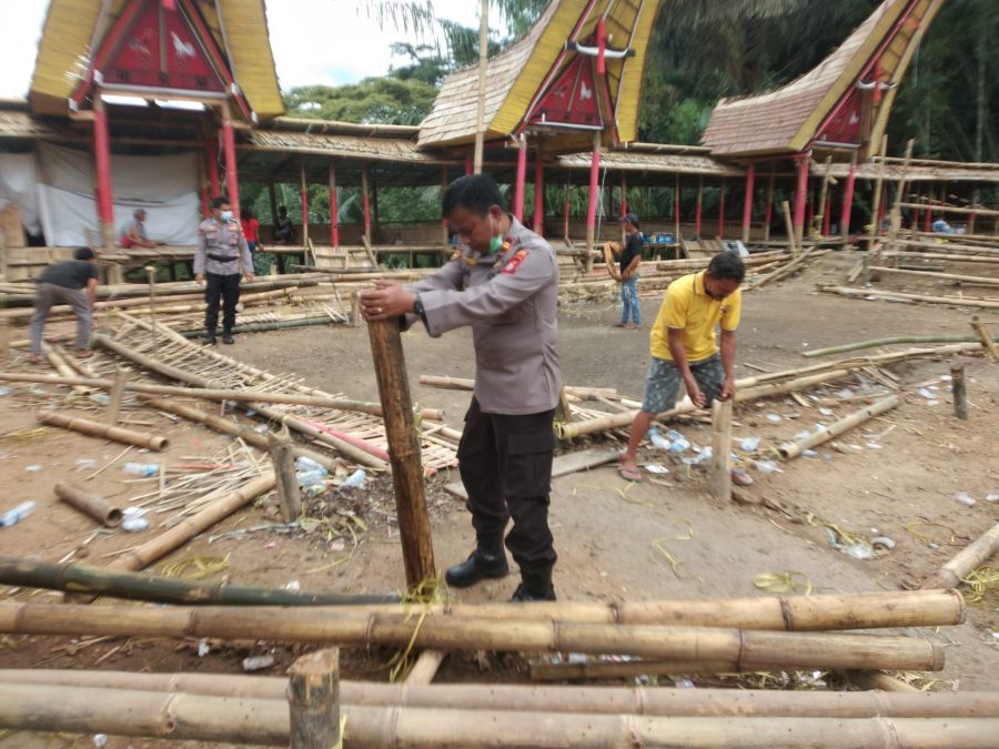 Gebyar Vaksin Doorprize Polres Tana Toraja Di Tongkonan Layuk Ambakaraeng