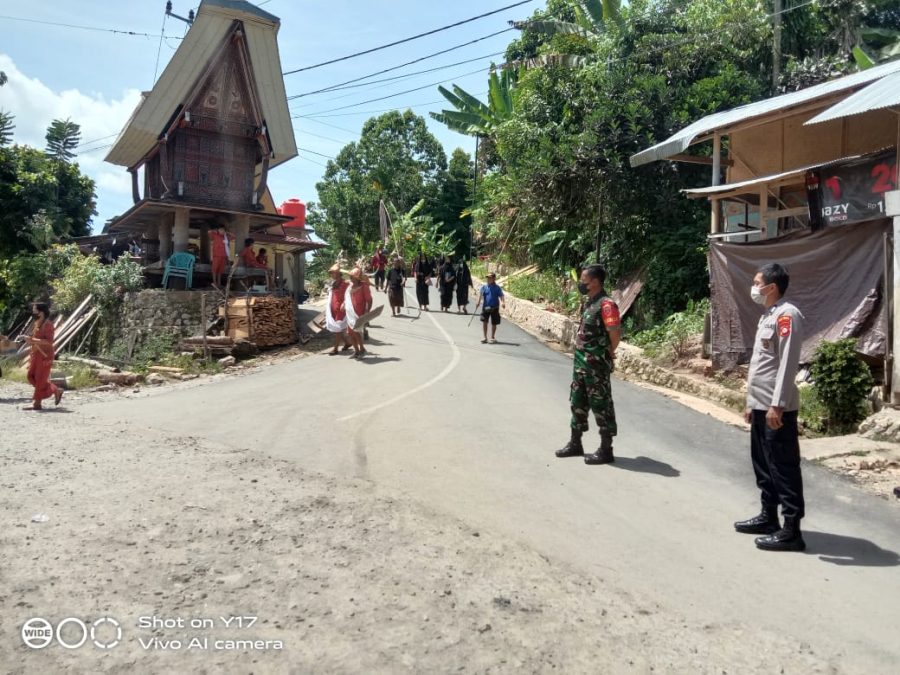 Cegah Kejahatan dan Covid-19, Sat Samapta Polres Tana Toraja Rutin Patroli Malam