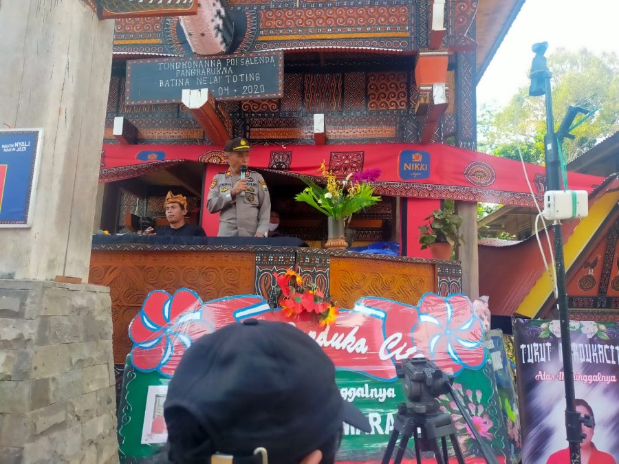 Bhabinkamtibmas pemantauan Protokol Kesehatan Cegah Covid-19 Jelang acara Nikah