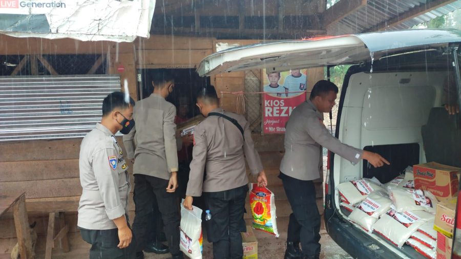 Kapolsek Makale IPTU BUNGA SALU pimpin pengamanan Natal GBI SOLA GRACIA