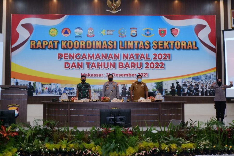 Kapolda Sulsel Buka Rakor Lintas Sektoral Dalam Rangka Kesiapan Operasi Lilin 2021