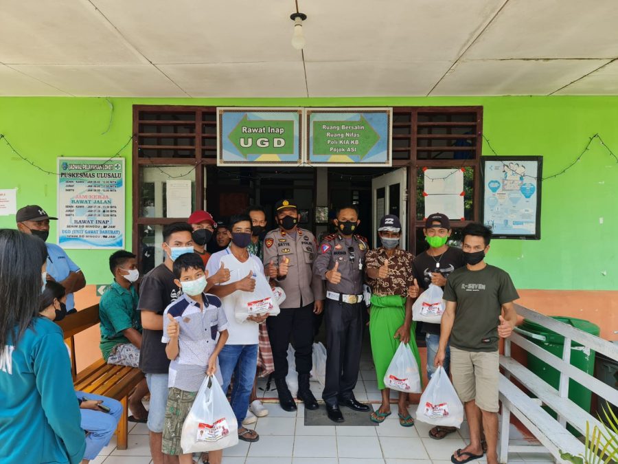 Bhabinkamtibmas Polsek Simbuang Memantau Prokes Dilokasi Rambu Solo’