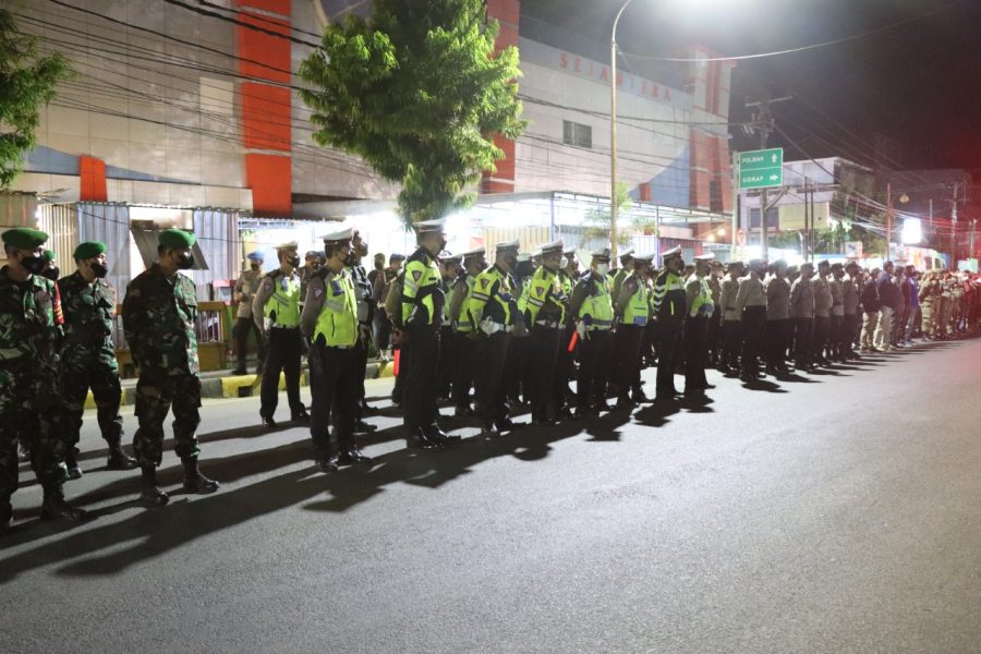 237 PERSONEL POLRES PINRANG SIAP AMANKAN MALAM PERGANTIAN TAHUN BARU 2022