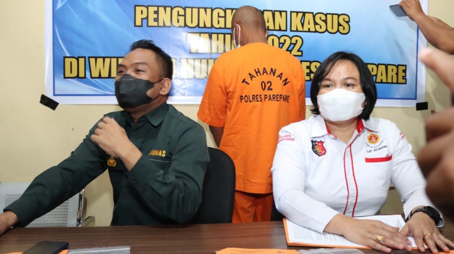 Ungkap Kasus Pencabulan Anak Dibawah Umur, Polres Parepare Gelar Press Release
