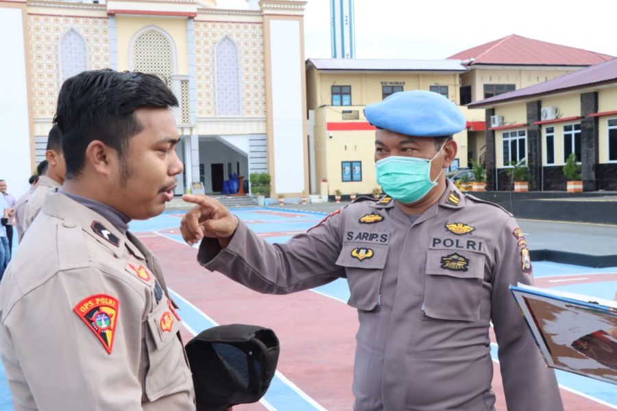 Propam Polres Sidrap Gelar Operasi Rutin Gaktibplin