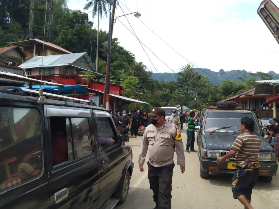 Bhabinkamtibmas pemantauan penerapan protokol kesehatan covid-19