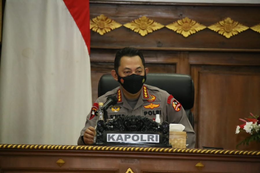 Kapolsek Makale pemantauan Vaksinasi Covid-19 di SD Kalumpang