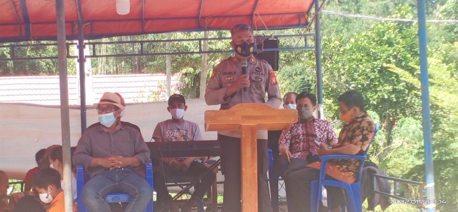 Kapolsek Makale menghadiri Musrenbang TA 2023 di Kantor Lembang Pa’buaran