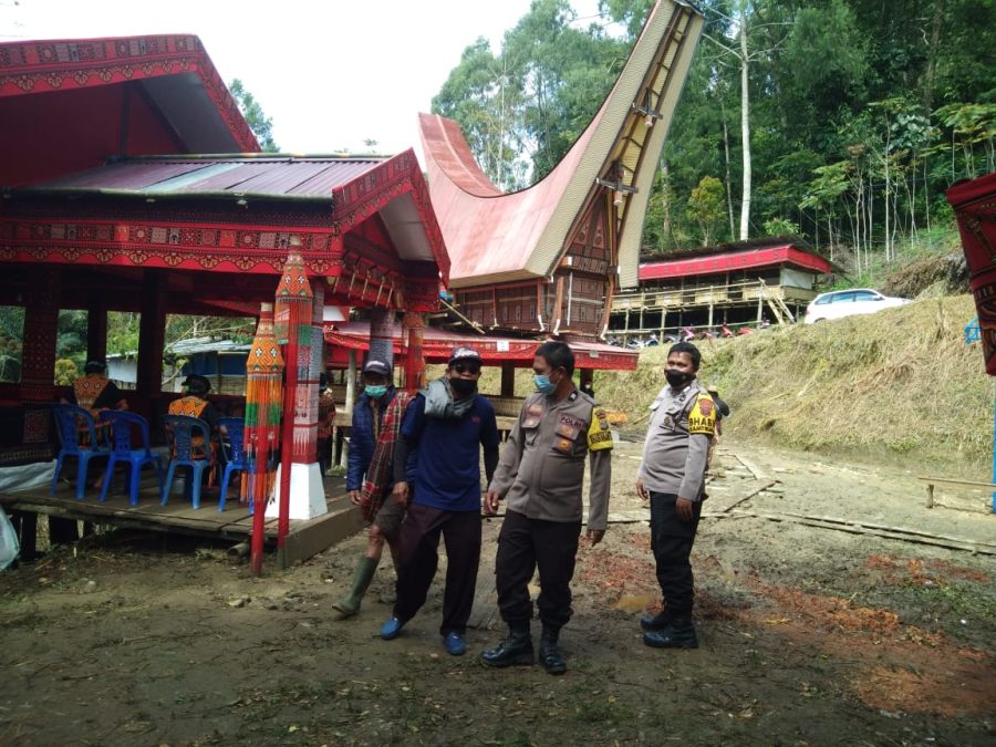 Bhabinkamtibmas menghadiri HARLAH NU Ke-99 dan peringatan Isra’ Mi’raj thn 1443 Hijeriah