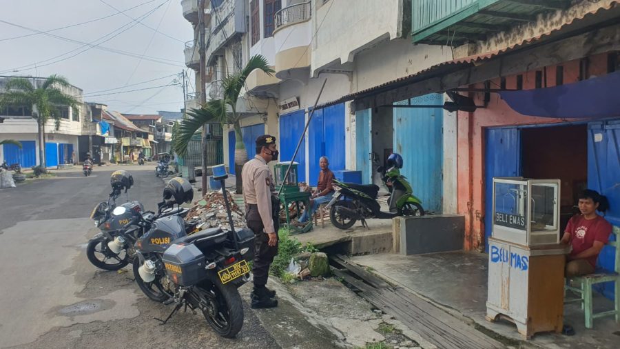 Antisipasi Tindak Kejahatan, Sat Samapta Polres Pinrang Laksanakan Patroli Dialogis