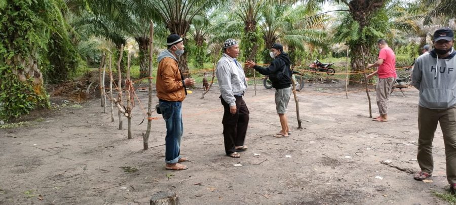 RESPON LAPORAN MASYARAKAT, POLSEK PATAMPANUA BERSAMA INTEL KODIM GREBEK SABUNG AYAM DIWILAYAHNYA