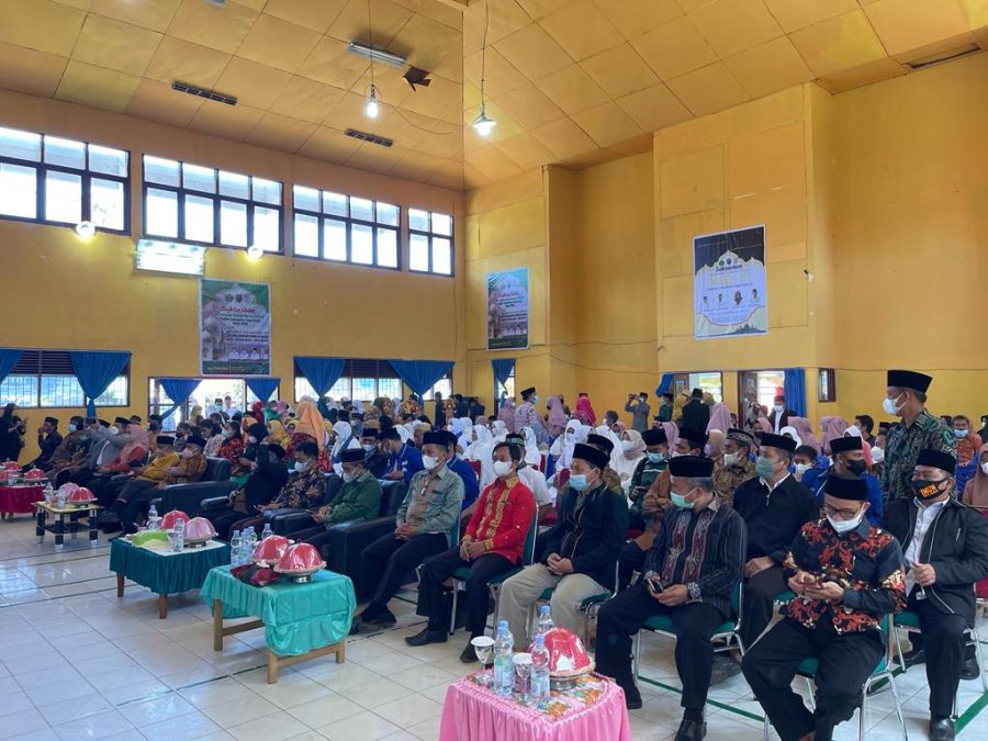 Polsek Mengkende melakukan PAM pembukaan Musabaqah Tilawatil Qur’an (MTQ)